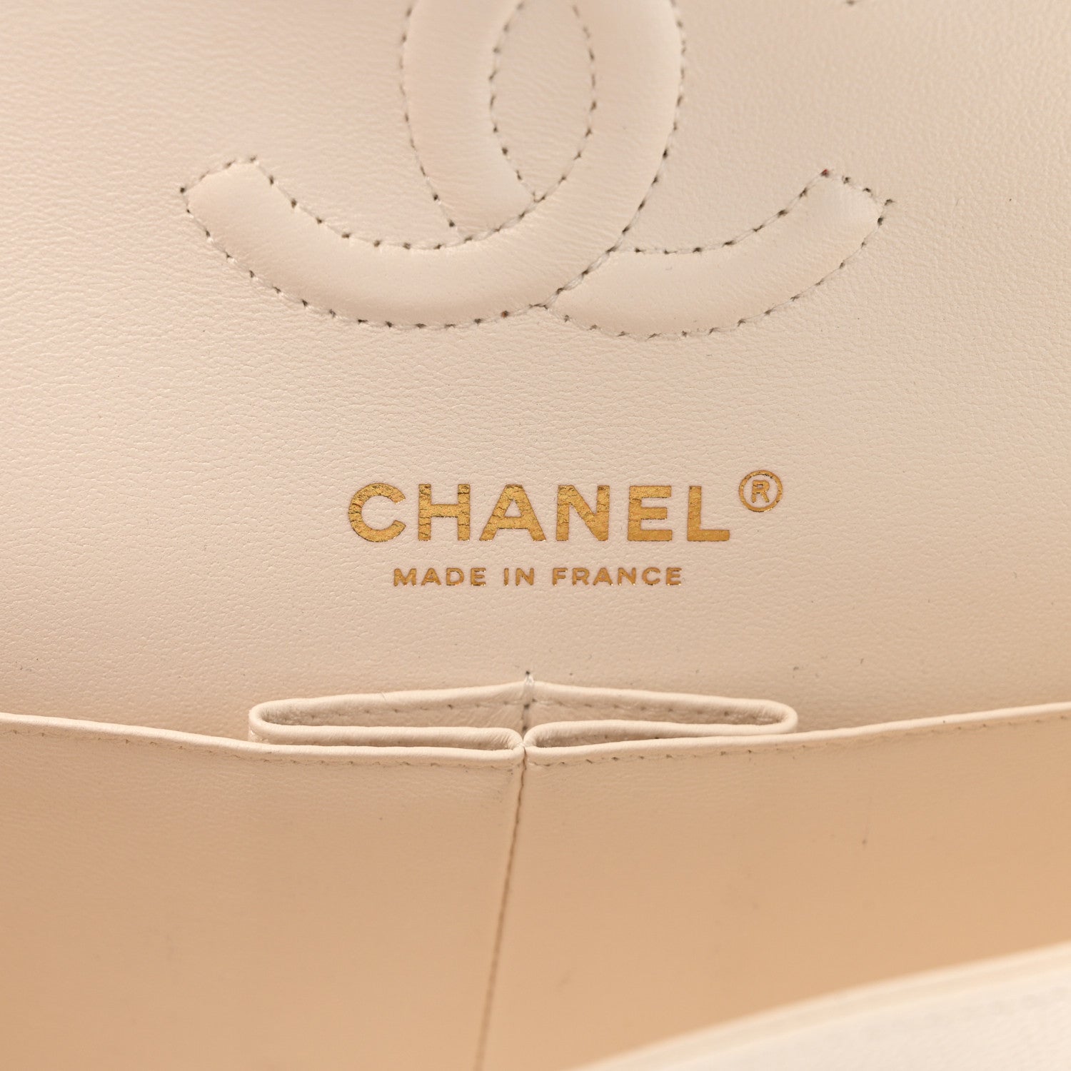 Chanel Caviar Quilted Small Double Flap White 6 of 10