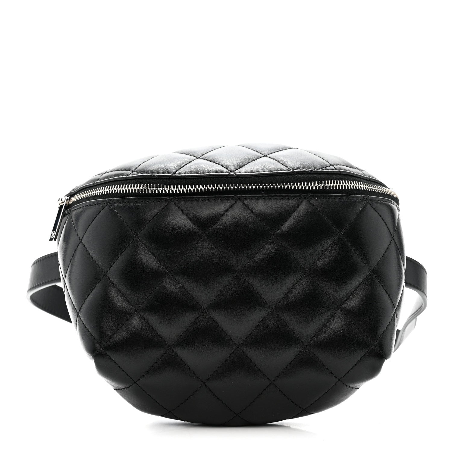 Chanel Lambskin Quilted Waist Belt Bag Black 1 of 10