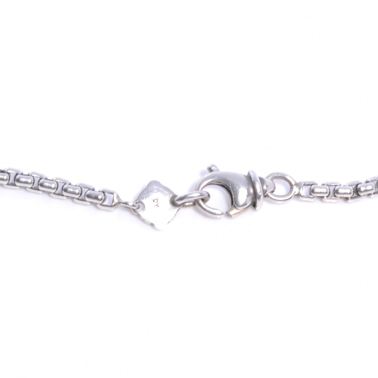 Sterling Silver 18K Yellow Gold Pearl 14mm Quatrefoil Station Necklace