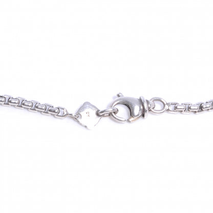 David Yurman Sterling Silver 18K Yellow Gold Pearl 14mm Quatrefoil Station Necklace 4 of 5
