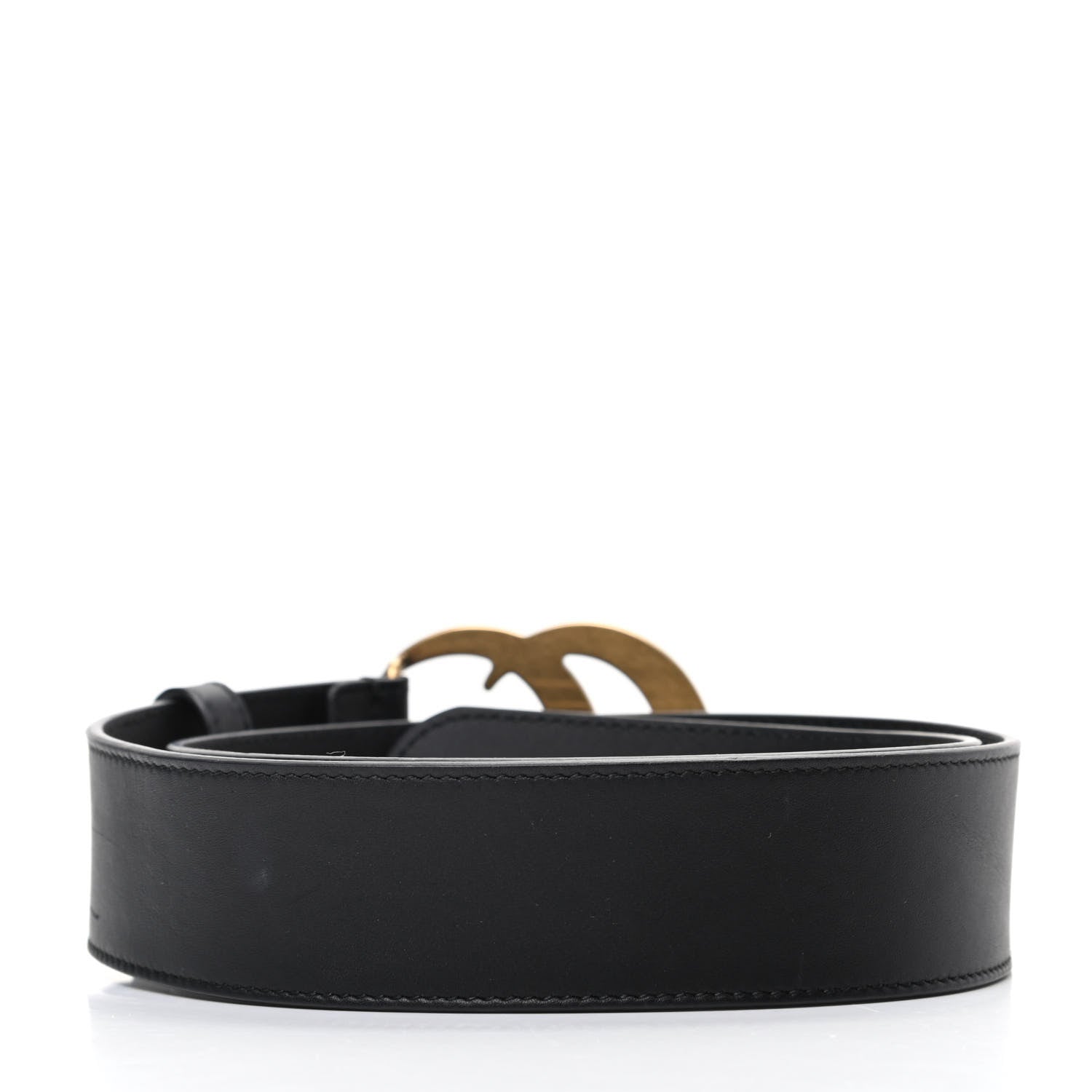 Gucci Calfskin Double G 40mm Belt 80 32 Black 2 of 5