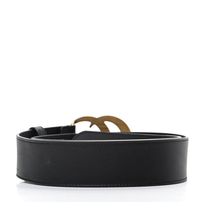 Gucci Calfskin Double G 40mm Belt 80 32 Black 2 of 5