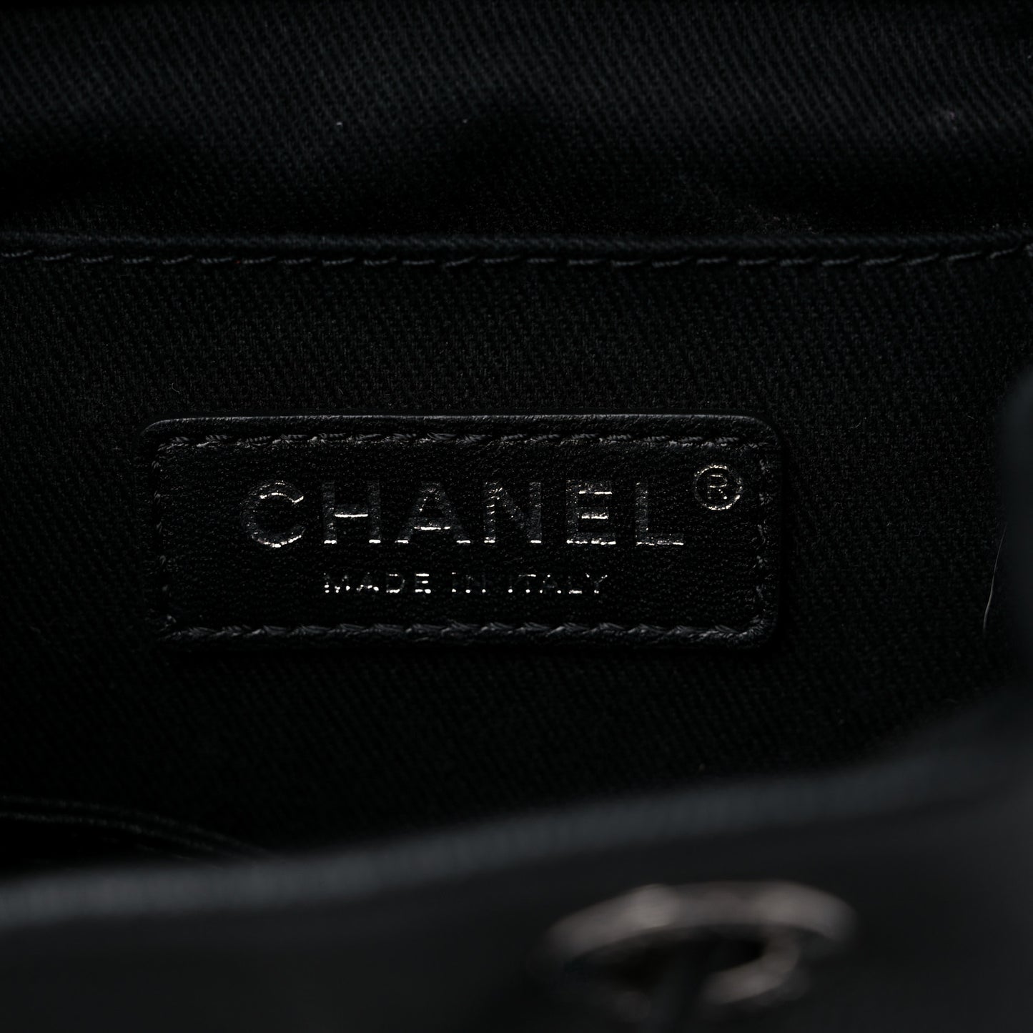 Lambskin Quilted Metallic Bubble Backpack Black