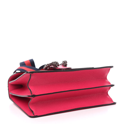 Gucci Dollar Calfskin Crystal Web Medium Dionysus Bamboo Top Handle Bag Box Pink Black Diamond 5 of 12