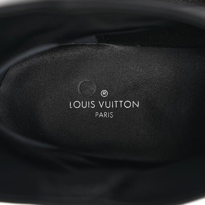 Louis Vuitton Calfskin Monogram Rhapsody Ankle Boots 38 Black 8 of 11