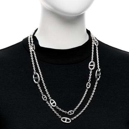 Hermes Sterling Silver Farandole Necklace 120 2 of 6