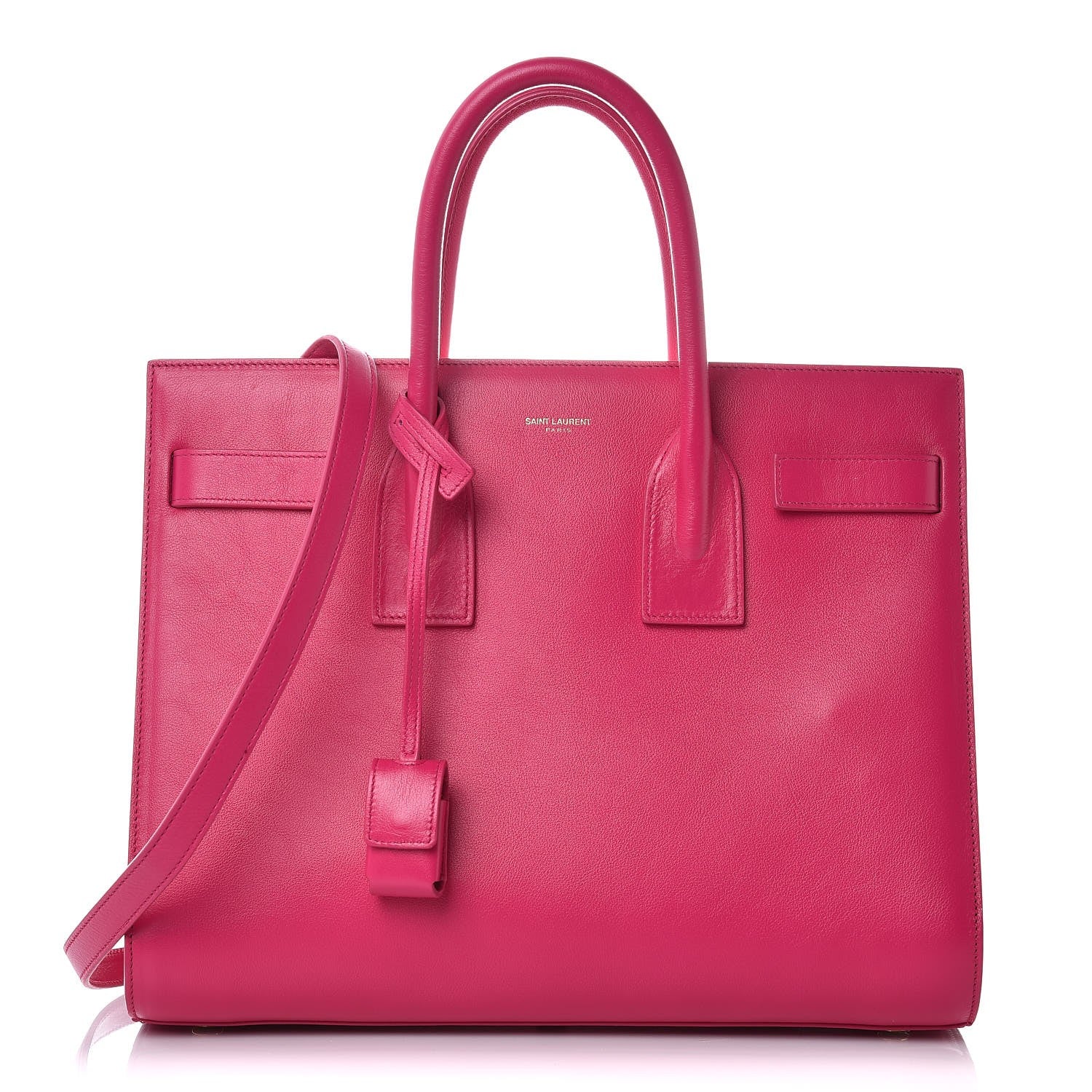 Saint Laurent Calfskin Small Sac De Jour Bubblegum 1 of 8