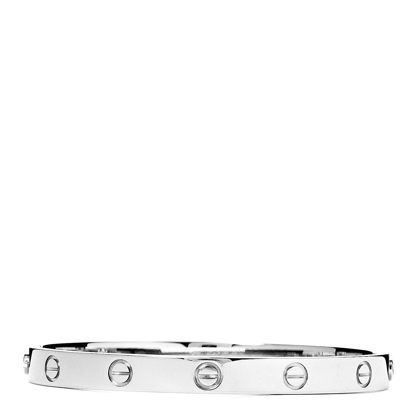 18K White Gold LOVE Bracelet 18