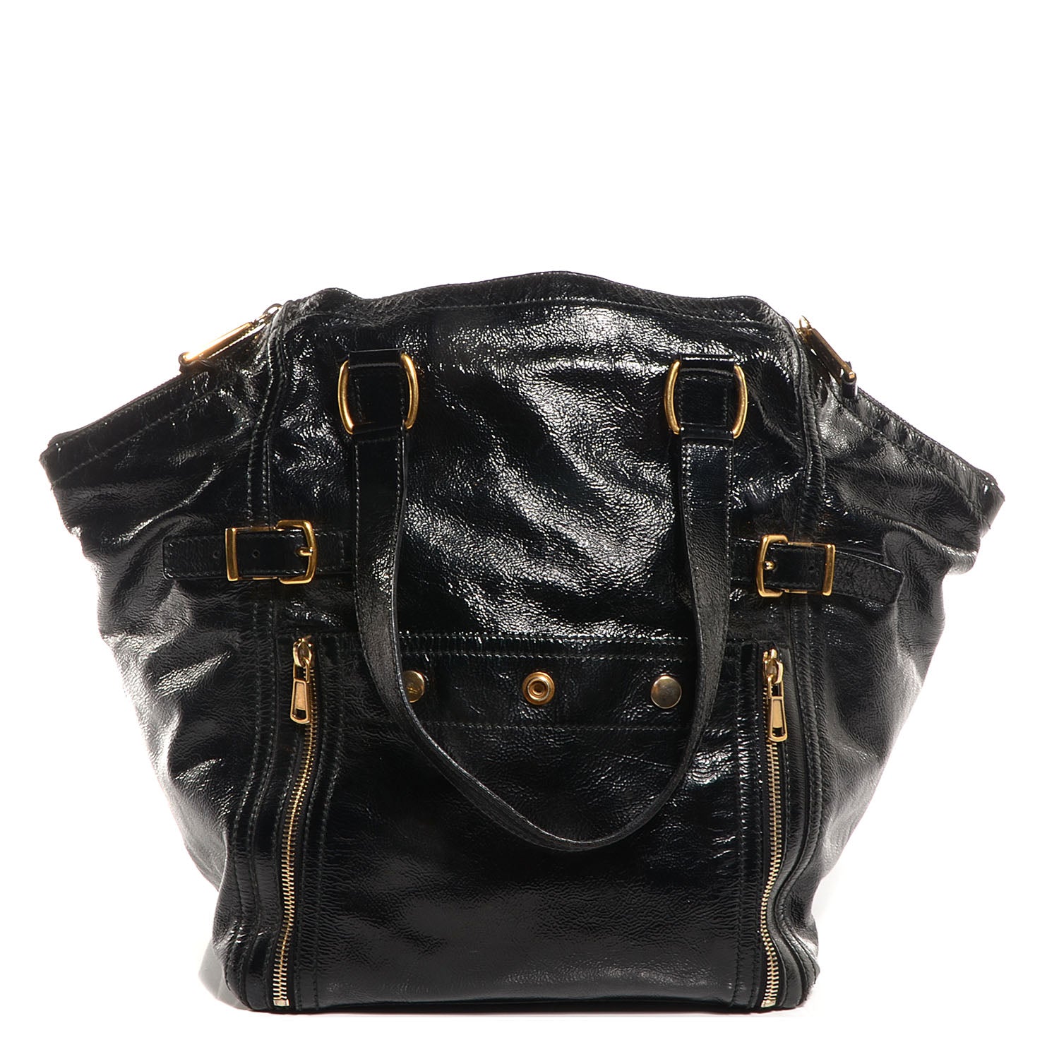 Saint Laurent Patent Medium Downtown Black 1 of 8