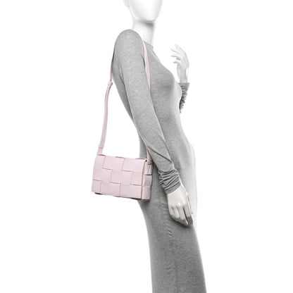Bottega Veneta Lambskin Maxi Intrecciato Cassette Crossbody Bag Bliss Washed 2 of 10