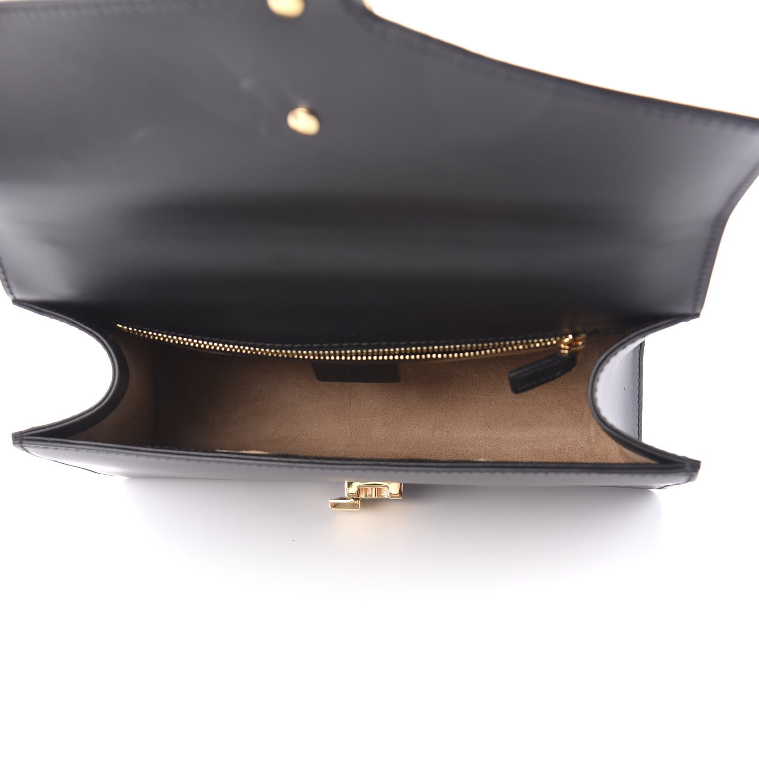 Gucci Calfskin Small Sylvie Shoulder Bag Black 6 of 11