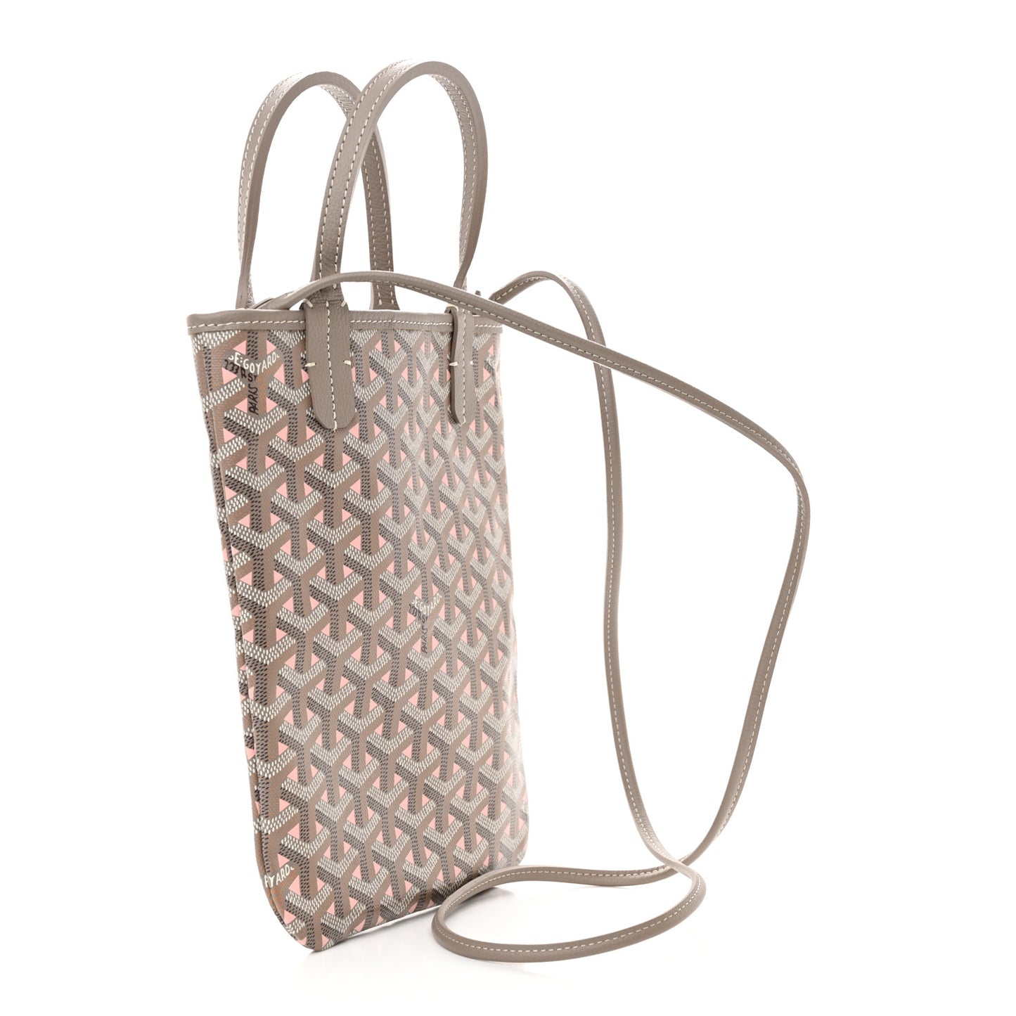 Goyardine Poitiers Claire Voie Tote Grege Powder Pink
