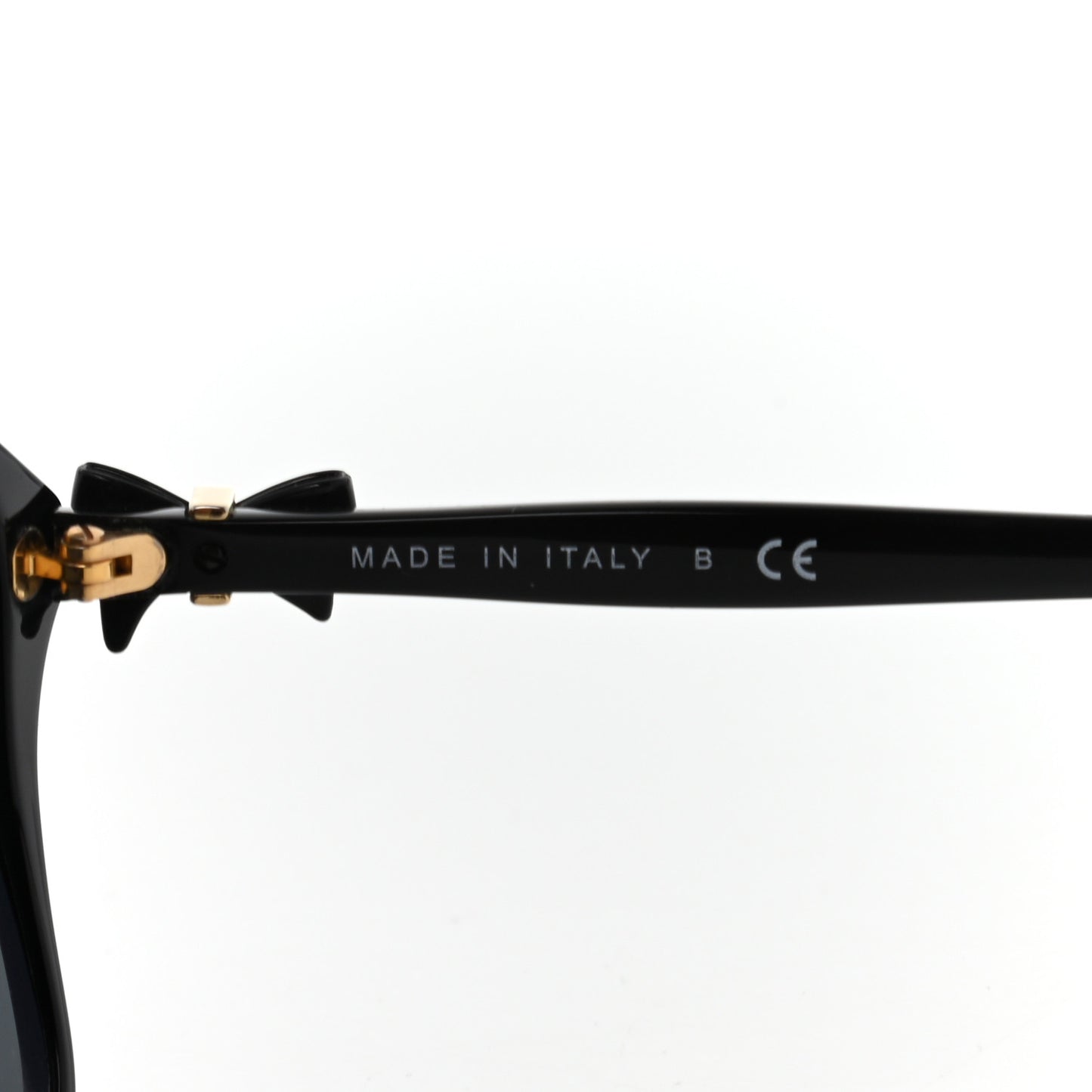 Acetate CC Bow Sunglasses 5205 Black
