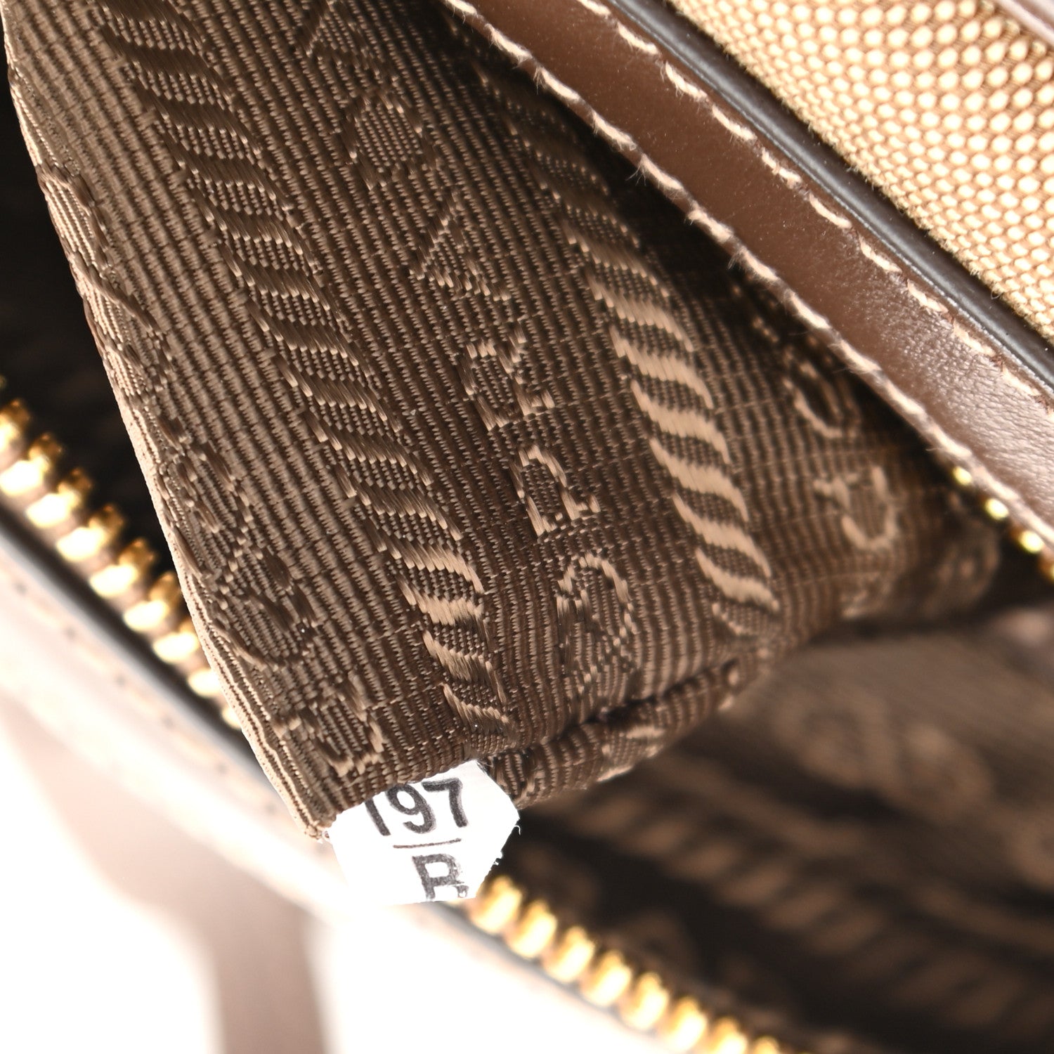 Prada Jacquard Logo Camera Bag Corda Bruciato 7 of 8