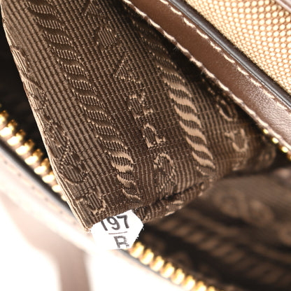 Prada Jacquard Logo Camera Bag Corda Bruciato 7 of 8