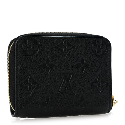 Louis Vuitton Empreinte Zippy Coin Purse Black 3 of 9