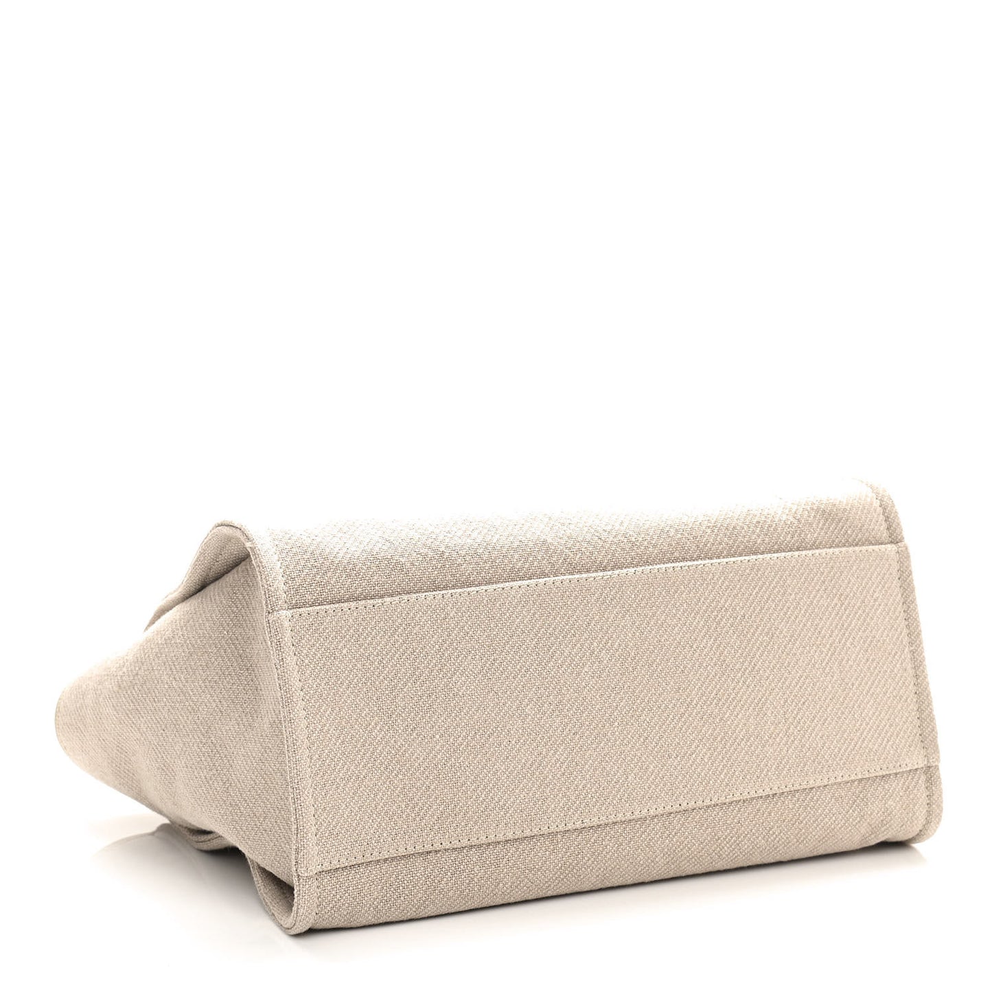 Mixed Fibers Medium Deauville Tote Beige Black