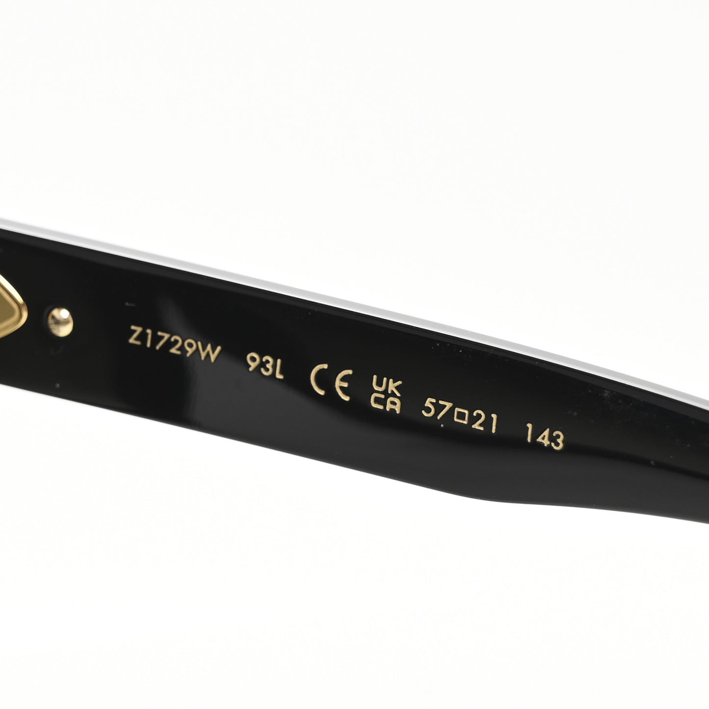 Acetate My Monogram Cat Eye Sunglasses Z1729E Black