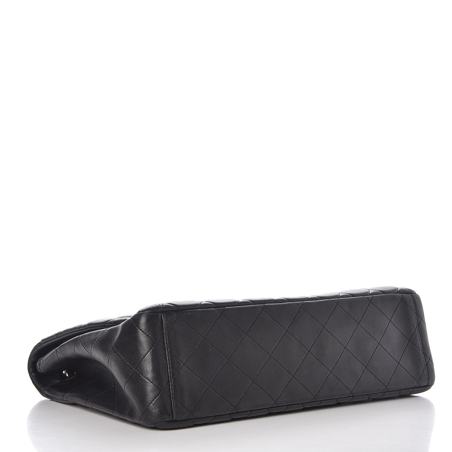 Chanel Lambskin Quilted Maxi Single Flap Black 4 of 11