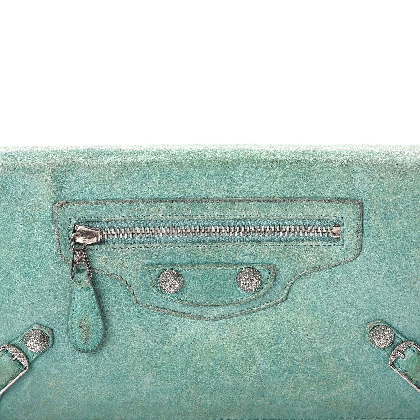 Agneau Giant 12 Silver Hardware Compagnon Wallet Papeete