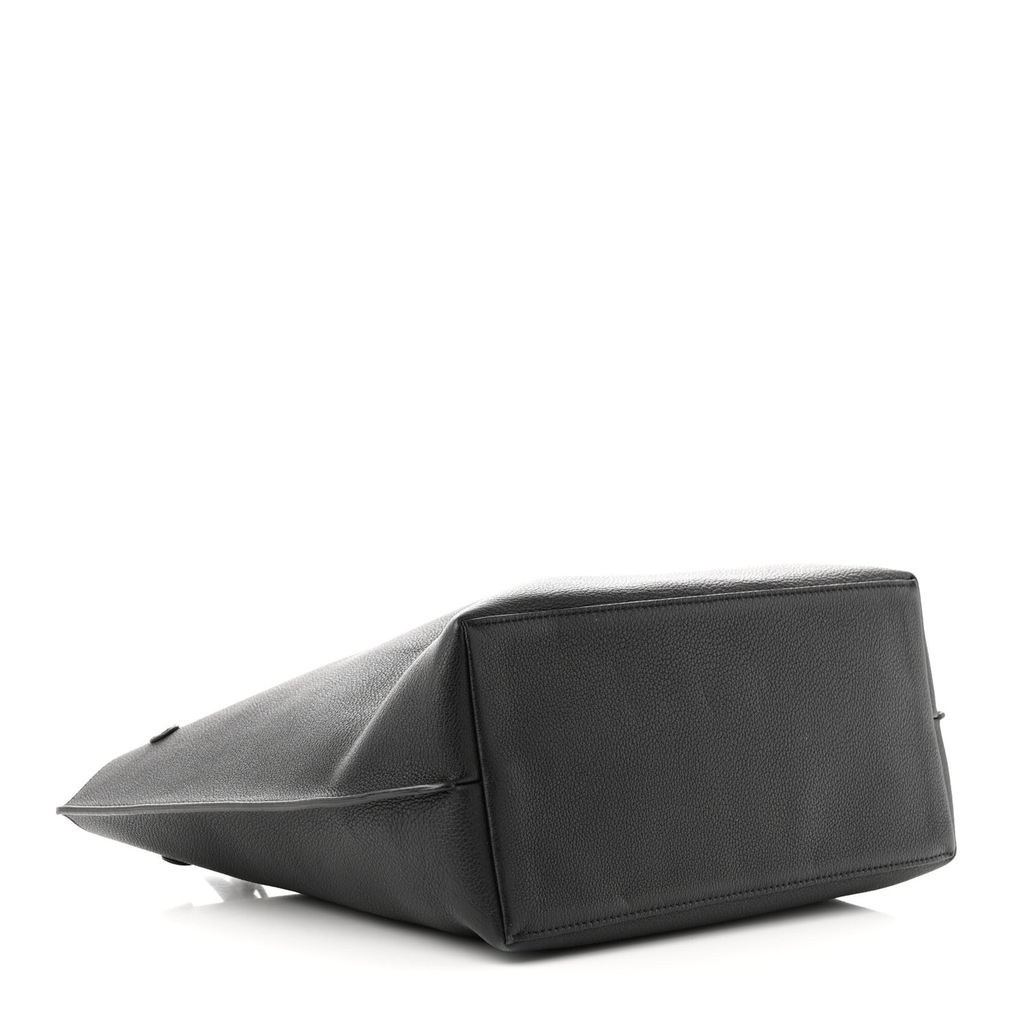 Calfskin Lockme Go Tote Black