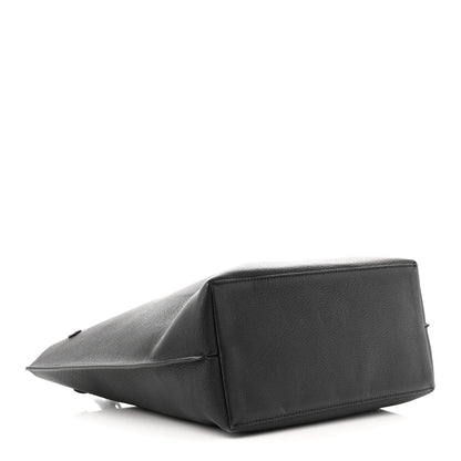 Louis Vuitton Calfskin Lockme Go Tote Black 4 of 9
