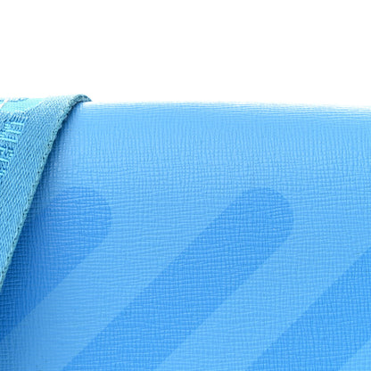 Off-White Saffiano Striped Mini Diag Binder Clip Bag Blue 9 of 18