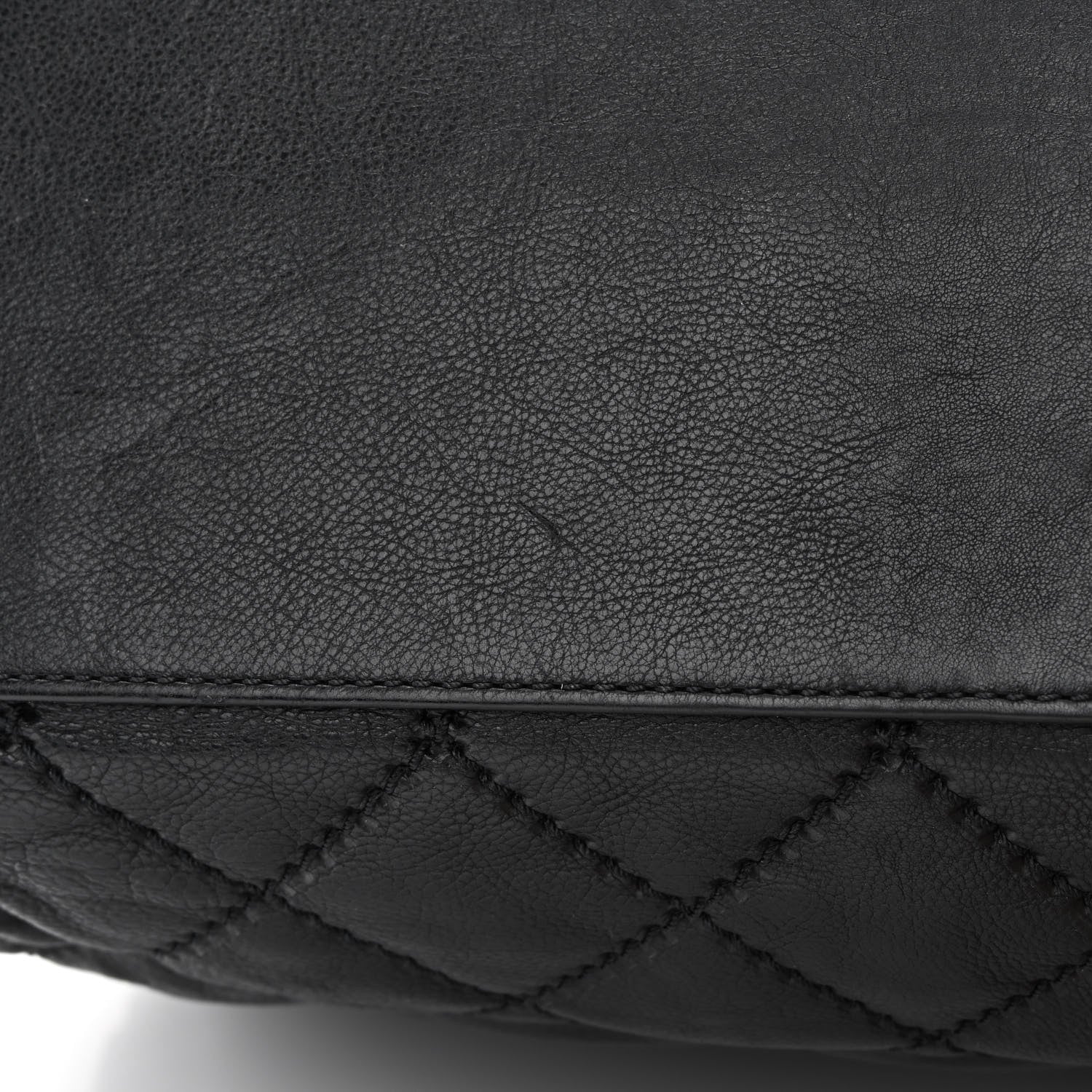 Chanel Calfskin Quilted Large Retro Chain Tote Black 14 of 18