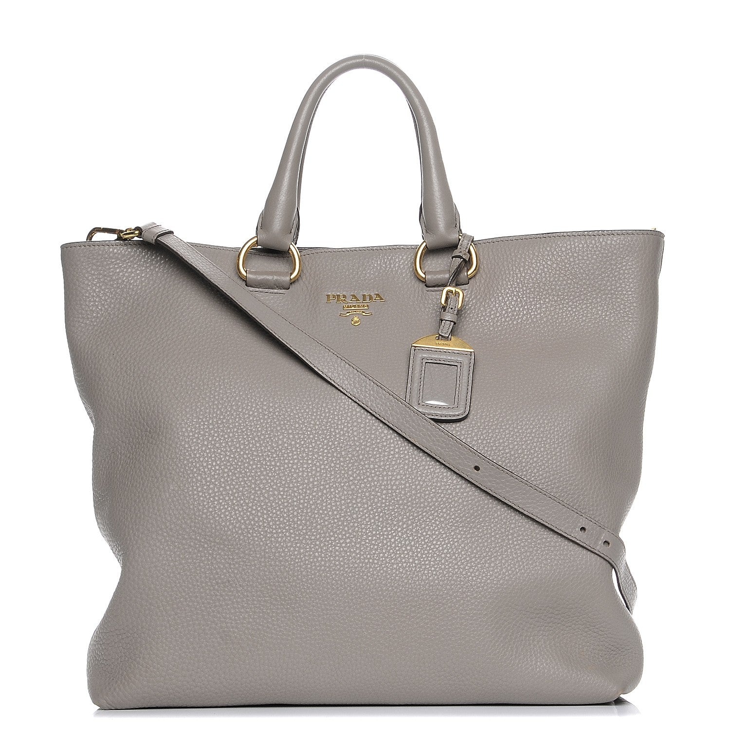 Prada Vitello Daino Tote Argilla 1 of 10