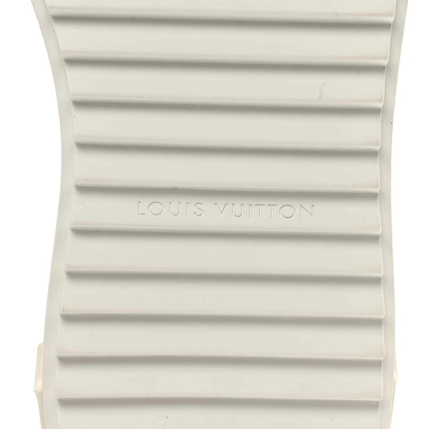 Lambskin Embossed Monogram Time Out Sneakers 37.5 White