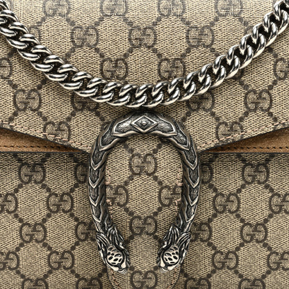 Gucci GG Supreme Monogram Small Dionysus Shoulder Bag Taupe 8 of 10