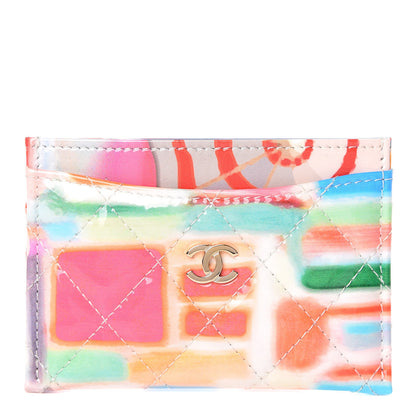 Chanel Patent Printed Quilted Card Holder Multicolor 1 of 9