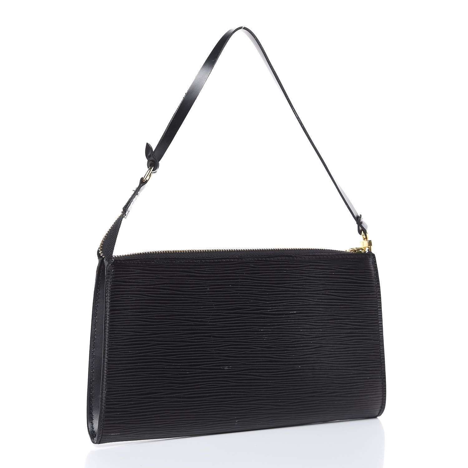 Louis Vuitton Epi Pochette Accessories 24 Black 3 of 11