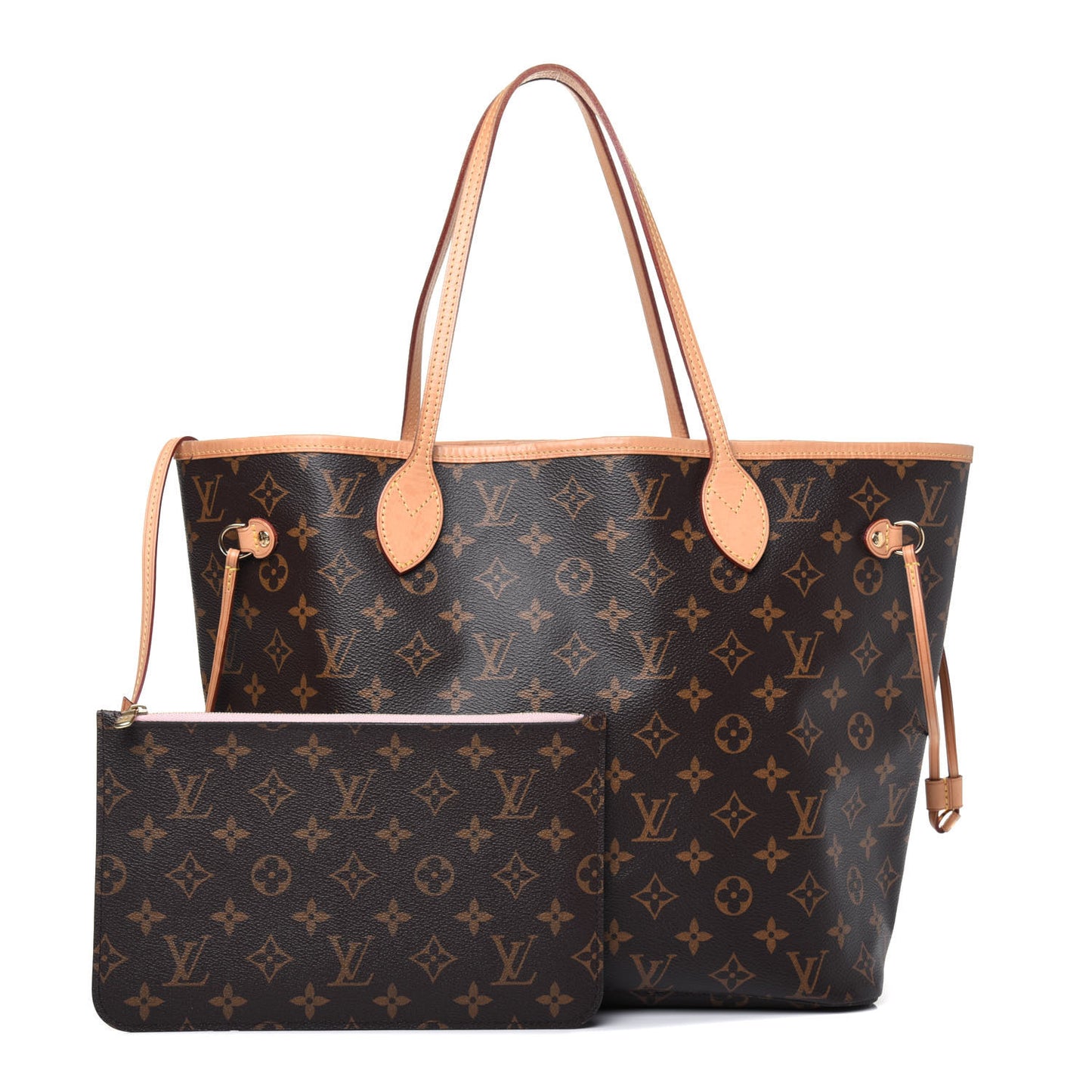 Monogram Neo Neverfull MM Rose Ballerine