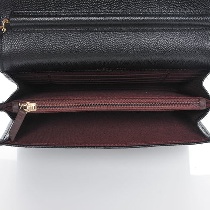 Chanel Caviar Quilted Square Wallet On Chain WOC Black 5 of 8