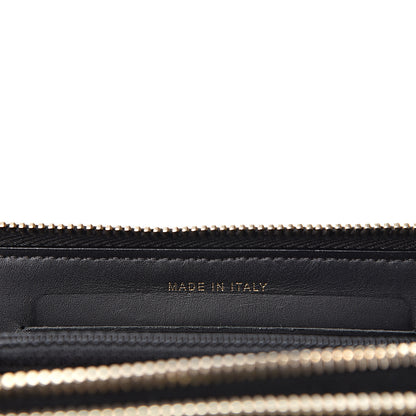 Chanel Caviar Quilted Large Gusset Double Zip Around Wallet Black 8 of 9