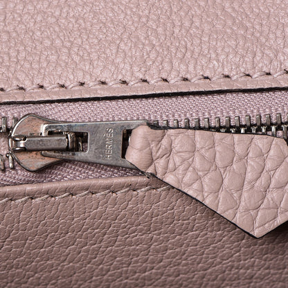 Hermes Taurillon Clemence Birkin 30 Glycine 15 of 44