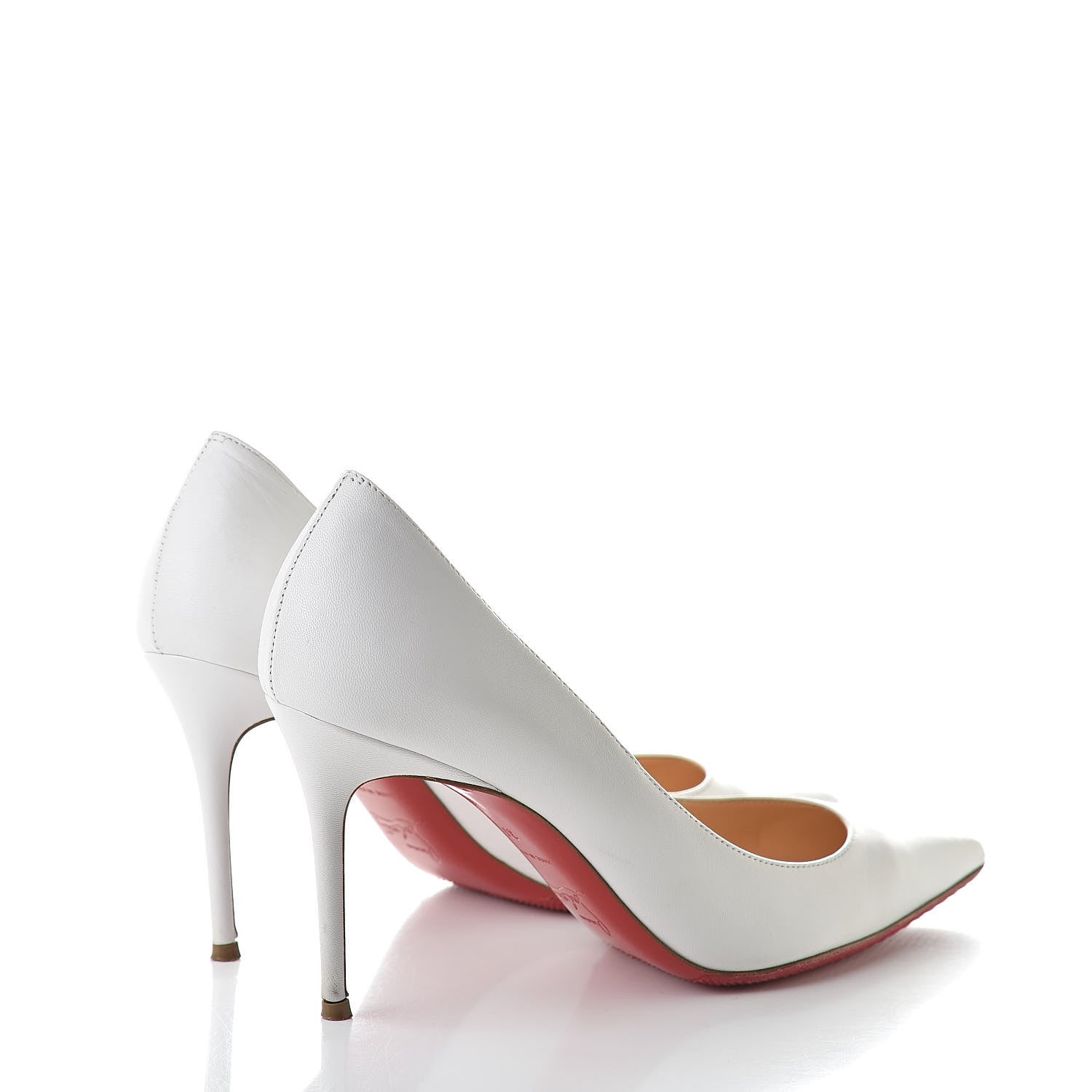 Christian Louboutin Kid Decollete 554 85 Pumps 37 White 4 of 23