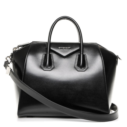 Givenchy Shiny Lord Calfskin Medium Antigona Black 1 of 6