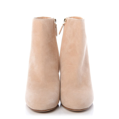 Chanel Suede Short Boots 41 Beige 2 of 10