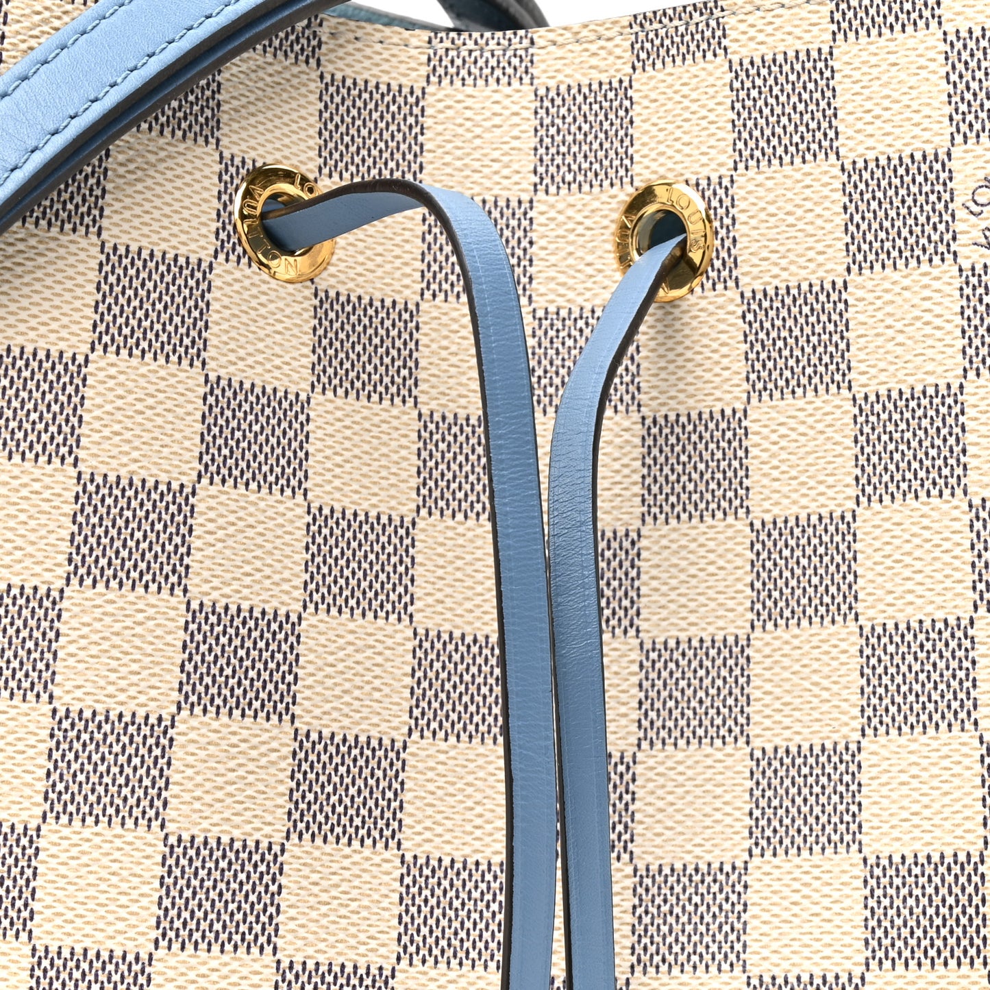 Damier Azur Neonoe MM Bleuet