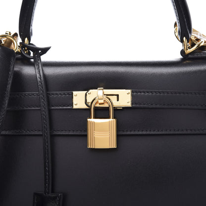Hermes Box Kelly Sellier 25 Black 17 of 20