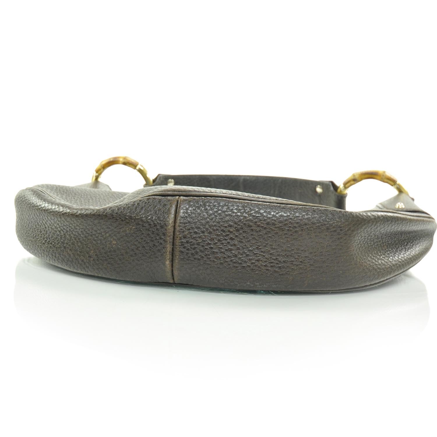 Gucci Leather Bamboo Ring Hobo Brown 5 of 8