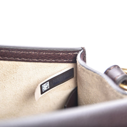 Chloe Calfskin Suede Medium Nile Bracelet Bag Carbon Brown 10 of 10