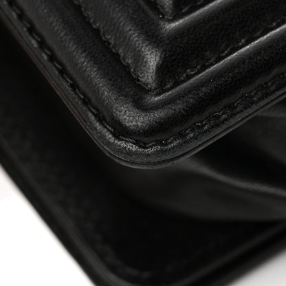 Chanel Lambskin Quilted Medium Boy Flap Black 16 of 18