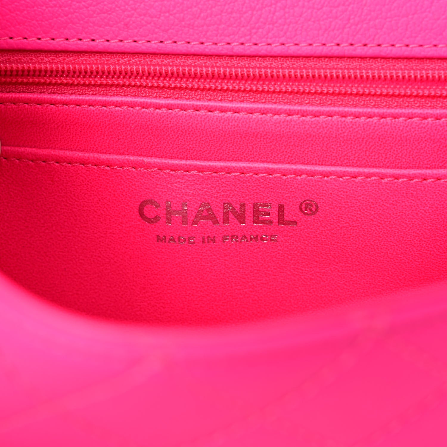 Chanel Goatskin Quilted 2.55 Reissue Mini Flap Fluorescent Pink 7 of 11