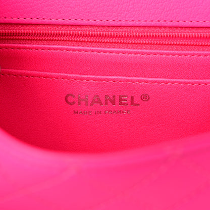 Chanel Goatskin Quilted 2.55 Reissue Mini Flap Fluorescent Pink 7 of 11