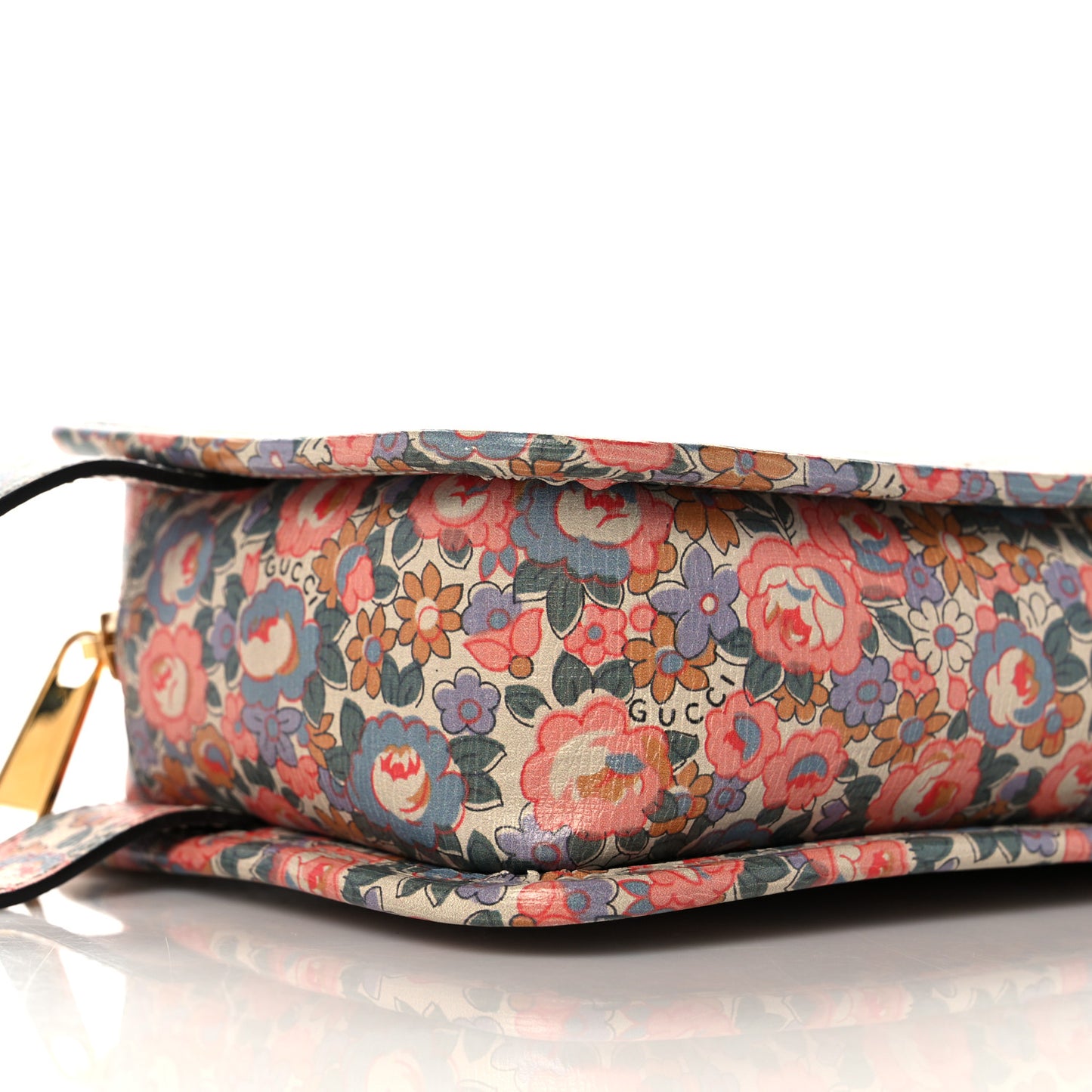 X LIBERTY OF LONDON Calfskin Infinity Abbey Zip Around Beauty Case Perfect Pink Ivory