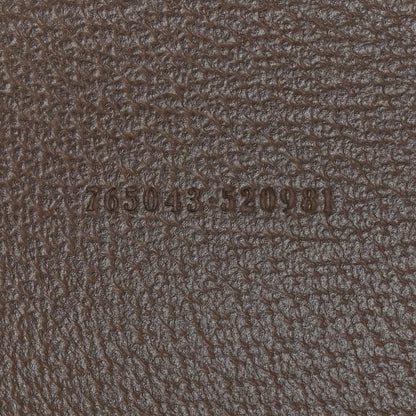 Gucci GG Supreme Monogram Textured Calfskin Small Ophidia Shoulder Tote Bag Beige Ebony New Acero 7 of 12