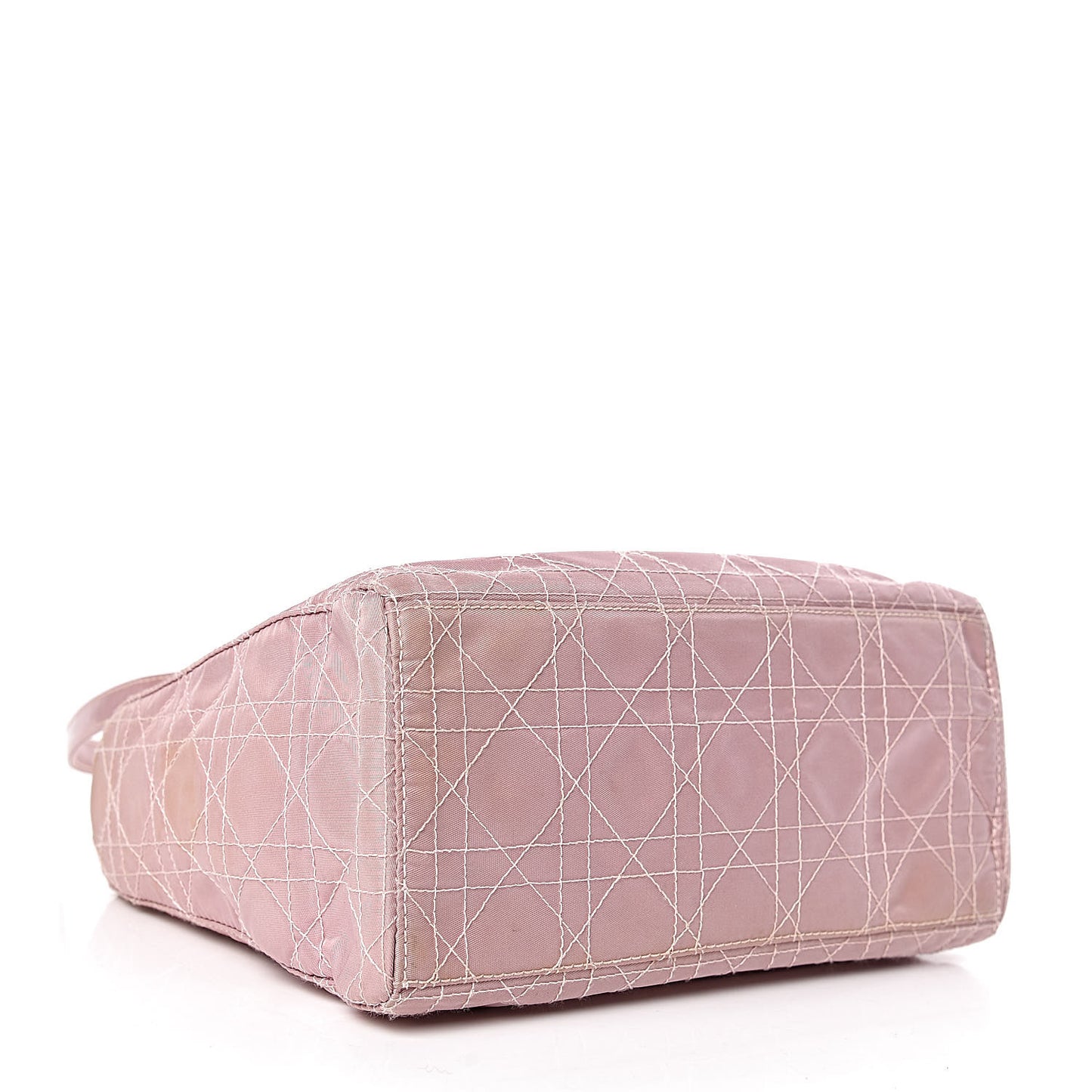 Satin Cannage Medium Lady Dior Pink